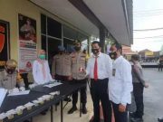 Usai Apel, Personel Polres Lubuklinggau Test Urine Dadakan