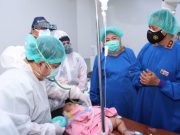 Bid Dokkes Polda Sumsel Gelar Operasi Bibir Sumbing Gratis