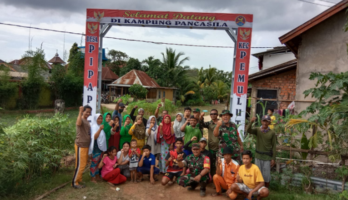 Pupuk Jiwa Pancasila, Danramil 402-12/Pemulutan Bentuk Kampung ...