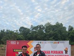 Kapolres Muba dan Kapolsek Sanga Desa Sumbang Medali Perak Untuk Bumi Serasan Sekate di Porprov Sumsel XV